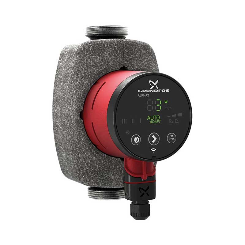 Grundfos ALPHA2 25-60 N 180 mm, cirkulationspumpe vand