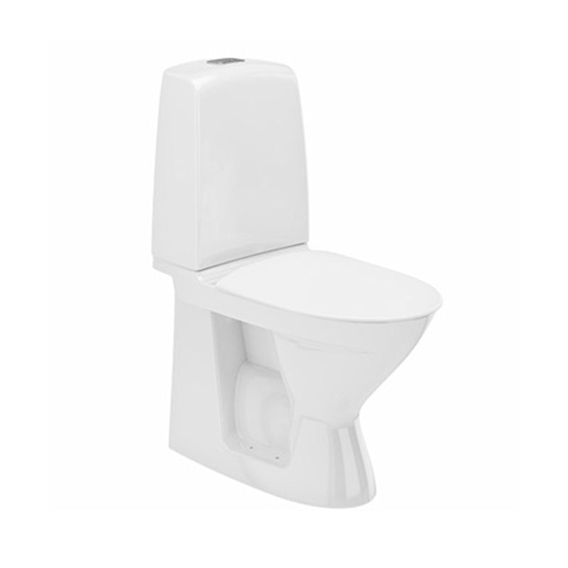 Ifö Spira toilet, lukket S-lås, skruemonteret