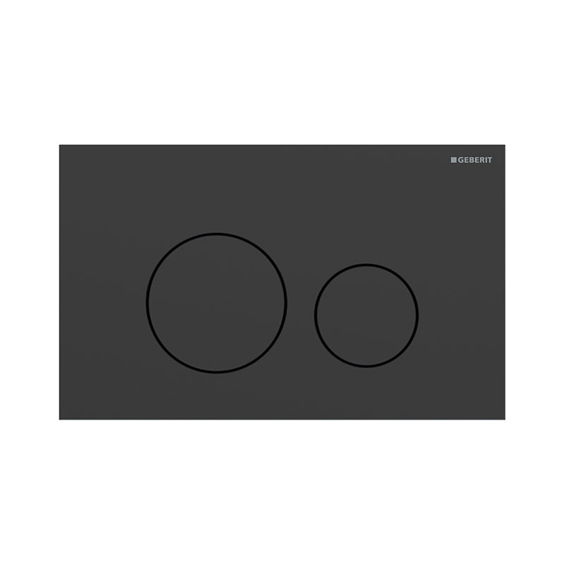 Geberit Sigma 40 Round betjeningsplade, mat sort