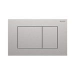 Geberit Sigma 40 Square betjeningsplade, børstet rustfrit stål