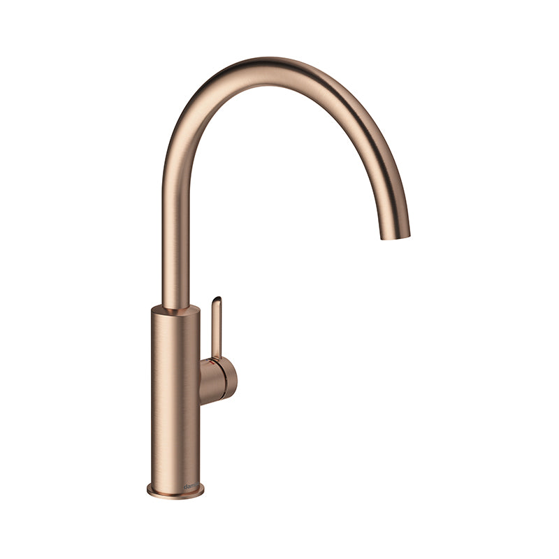 Damixa Iris køkkenarmatur, børstet kobber