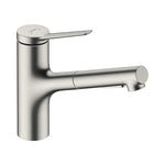 Hansgrohe Zesis M33 køkkenarmatur 150, med udtræk, rustfrit stål