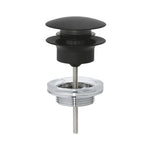 GROHE Push-open bundventil, sort