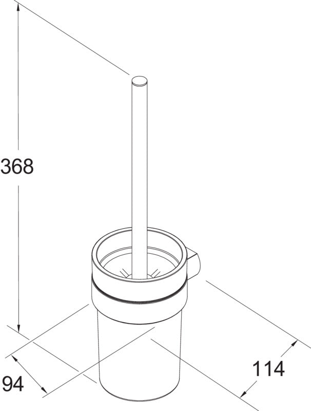 Gustavsberg Square toiletbørste