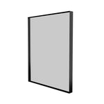 Sanibell Basicline badeværelsesspejl uden lys, 50x60 cm, sort