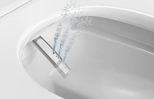 Toilet med bidet