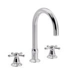 TONI Copenhagen Christiansborg 3-huls håndvaskarmatur med svingtud Ø150 mm, krom