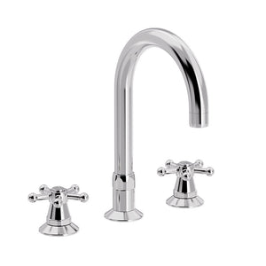 TONI Copenhagen Christiansborg 3-huls håndvaskarmatur med svingtud Ø150 mm, krom