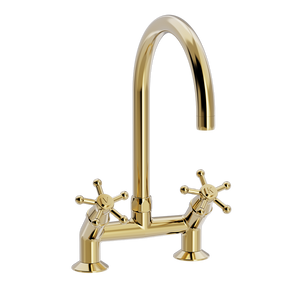 TONI Copenhagen Christiansborg 45 grader køkkenarmatur, messing