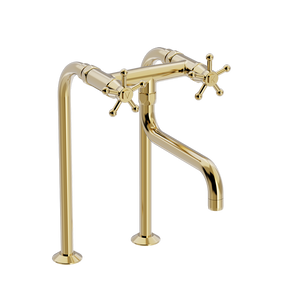 TONI Copenhagen Christiansborg køkkenarmatur med svingtud på standrør, messing