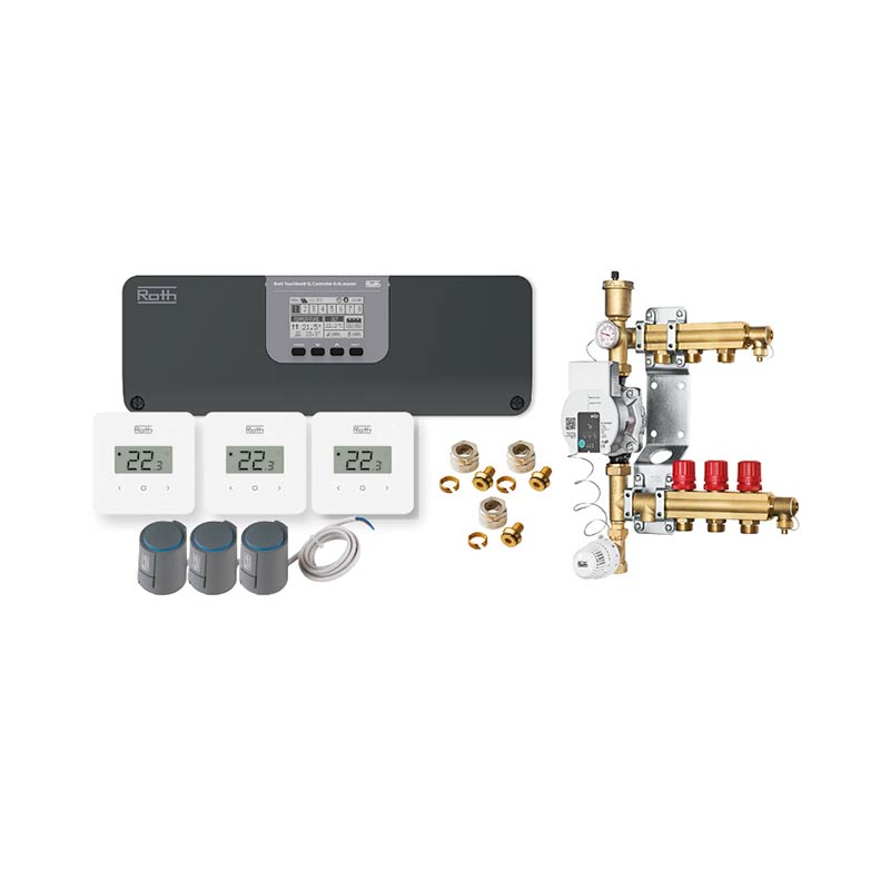 Roth Touchline gulvvarme, stor opgradering, 3 rum