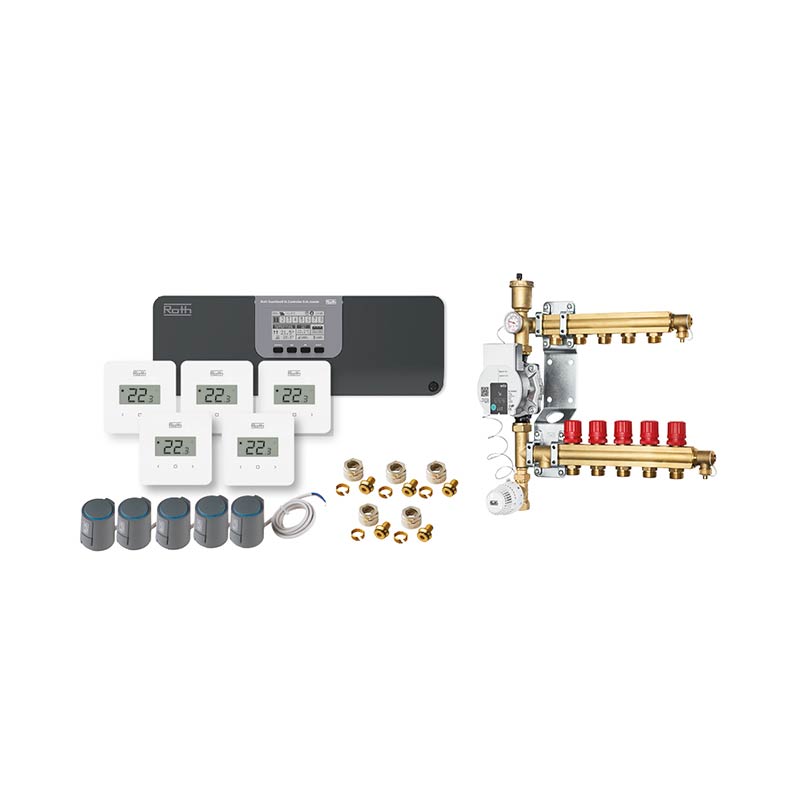 Roth Touchline gulvvarme, stor opgradering, 5 rum
