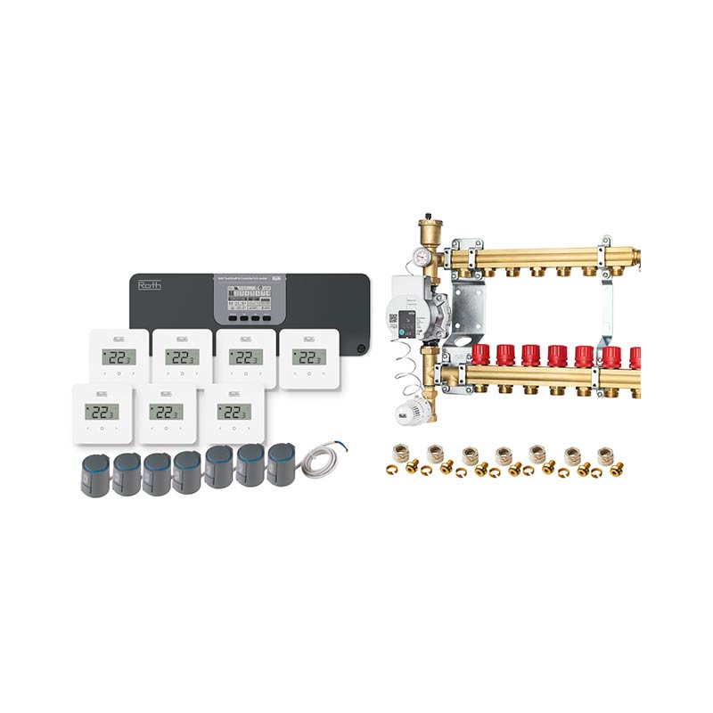 Roth Touchline gulvvarme, stor opgradering, 7 rum
