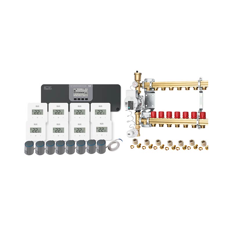 Roth Touchline gulvvarme, stor opgradering, 8 rum