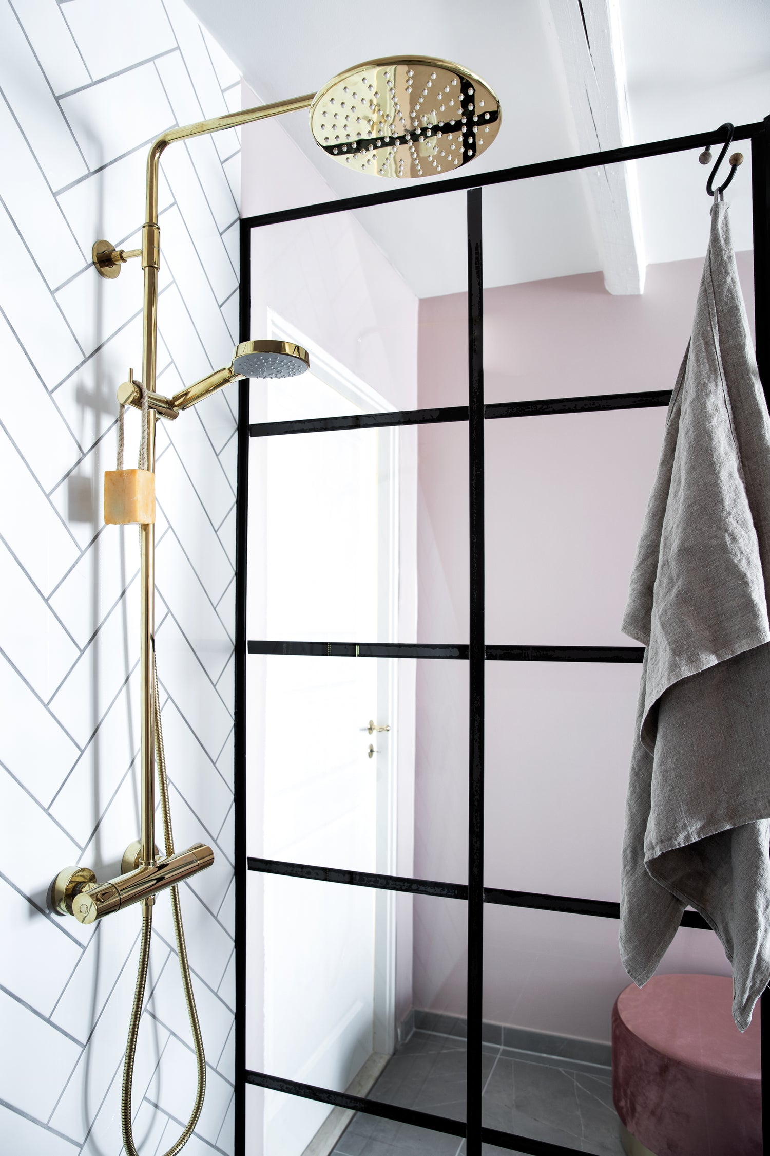 Damixa brusesæt i messing