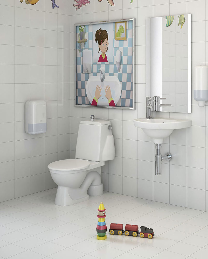 Gustavsberg 305 Børnetoilet m/S-lås