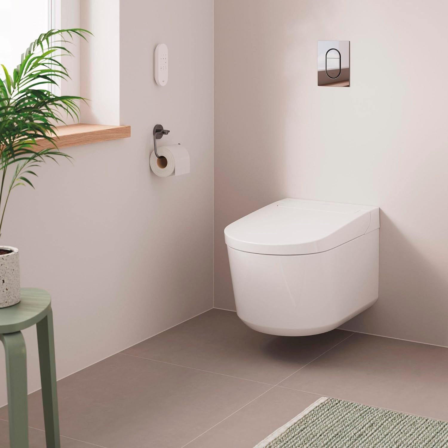 GROHE Sensia Basic douchetoilet, uden skyllekant, antibakteriel