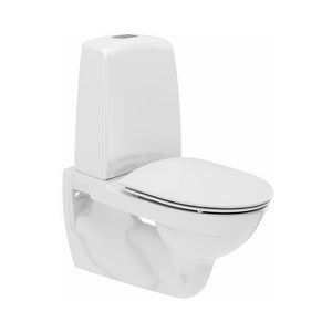 Ifö Spira Rimfree hængetoilet med synlig cisterne