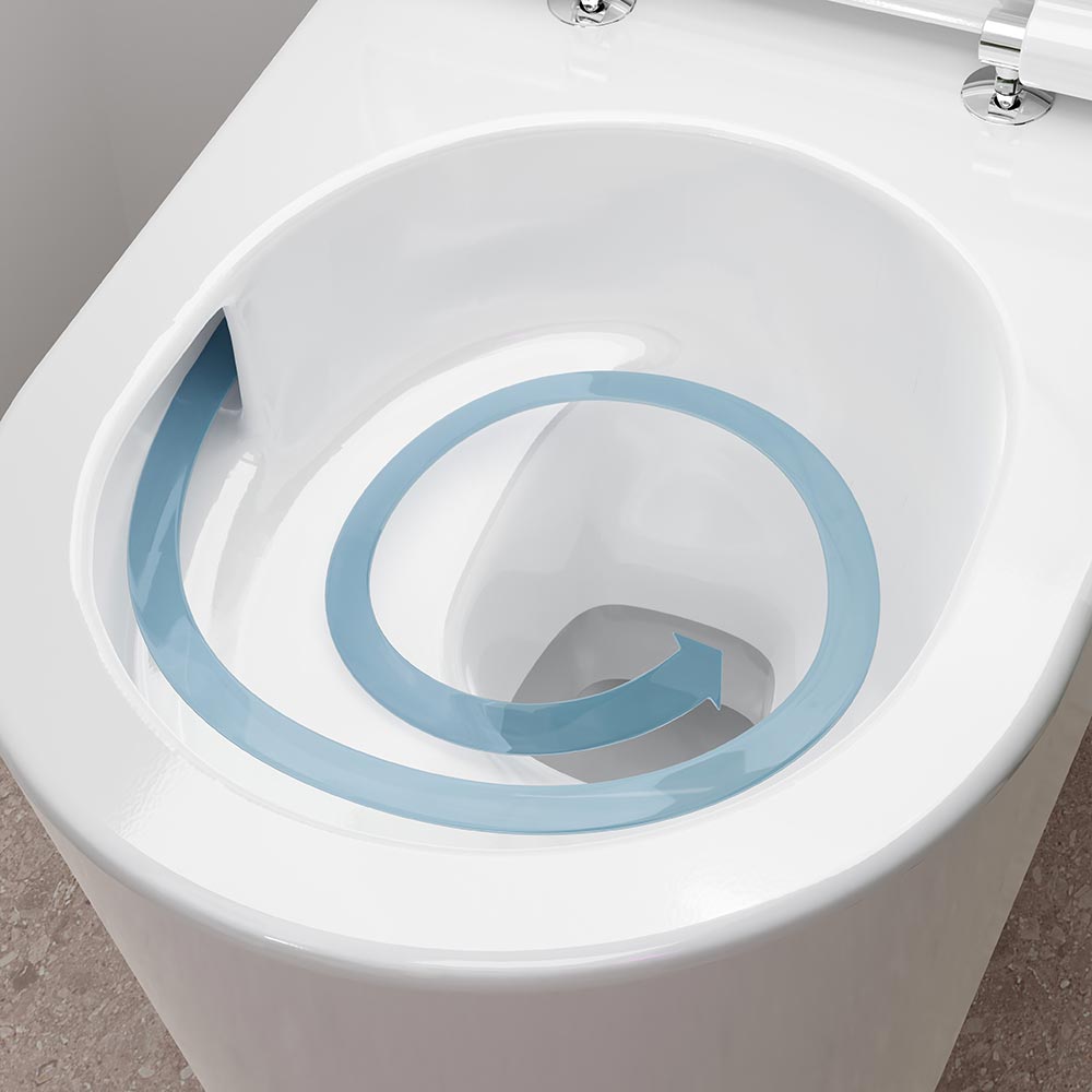 Hansgrohe EluPura S væghængt toilet