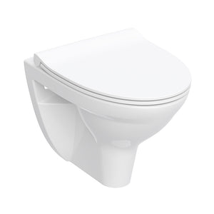 Ifö Spira Classic væghængt toilet, uden skyllekant, hvid