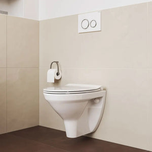 Ifö Spira Classic væghængt toilet, uden skyllekant, hvid