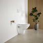 Ifö Spira Classic væghængt toilet, uden skyllekant, hvid