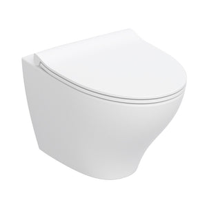 Ifö Spira Modern væghængt toilet, uden skyllekant, hvid