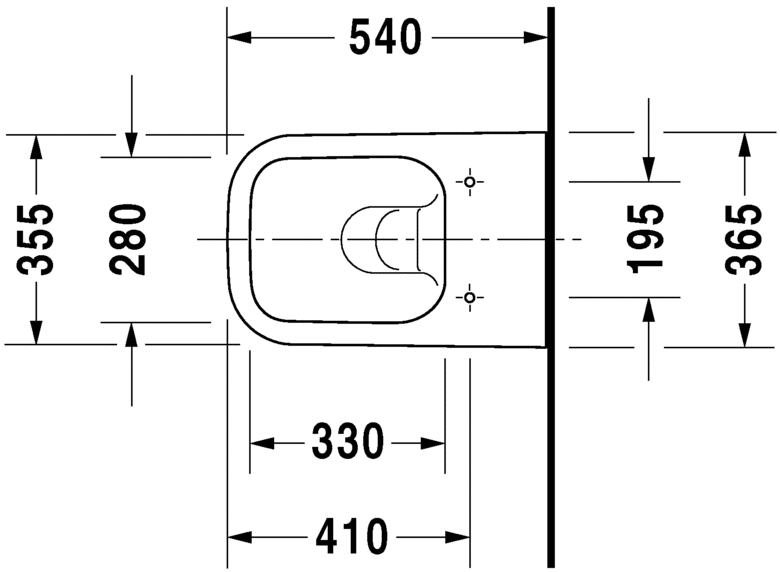 Datablad Duravit Happy D.2 Rimless hængetoilet