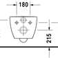 Datablad Duravit Happy D.2 Rimless hængetoilet