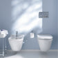 Duravit Starck 3 væghængt toilet med skyldekant