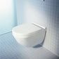 Duravit Starck 3 væghængt toilet, skjult montering