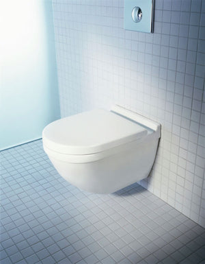 Duravit Starck 3 væghængt toilet, skjult montering
