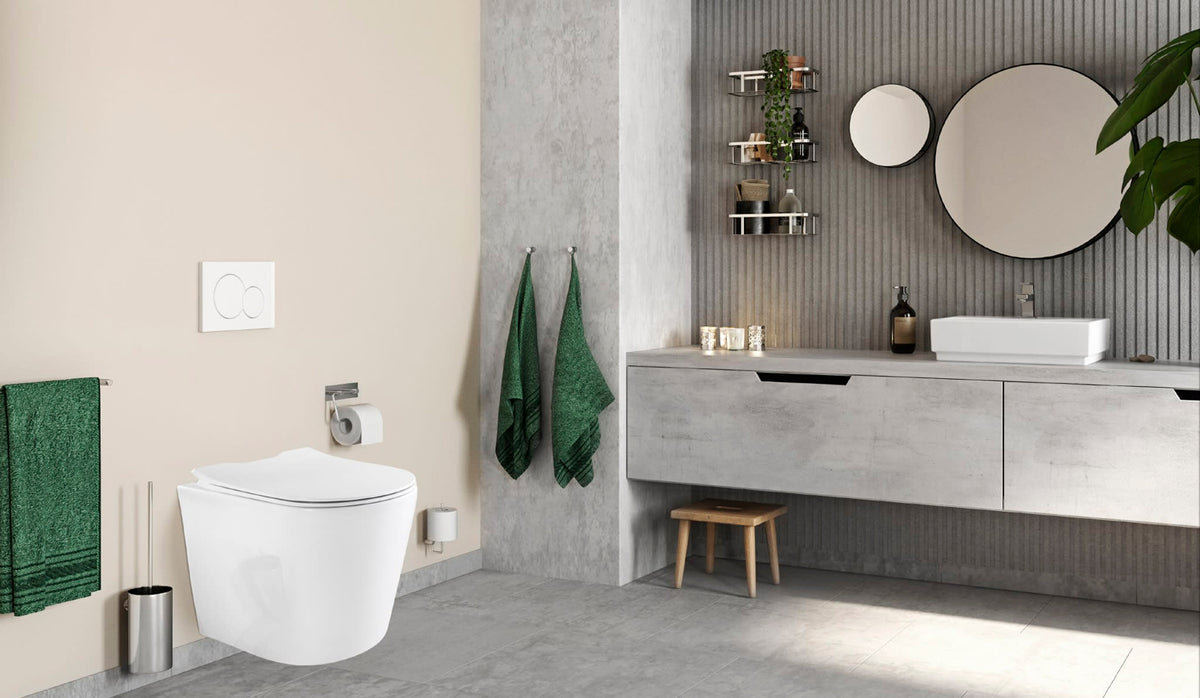 Pressalit Trend Projecta væghængt toilet, uden skyllekant, hvid
