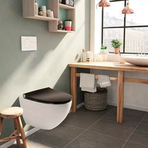 Pressalit Sway Norden 1030 toiletbræt, sort