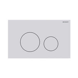 Geberit Sigma 40 Round betjeningsplade, mat hvid