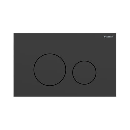 Geberit Sigma 40 Round betjeningsplade, mat sort