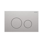 Geberit Sigma 40 Round betjeningsplade, børstet rustfrit stål
