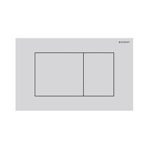 Geberit Sigma 40 Square betjeningsplade, mat hvid
