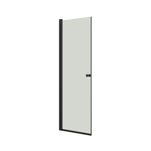 Dansani Match brusedør 77-79 cm, klart glas, sort