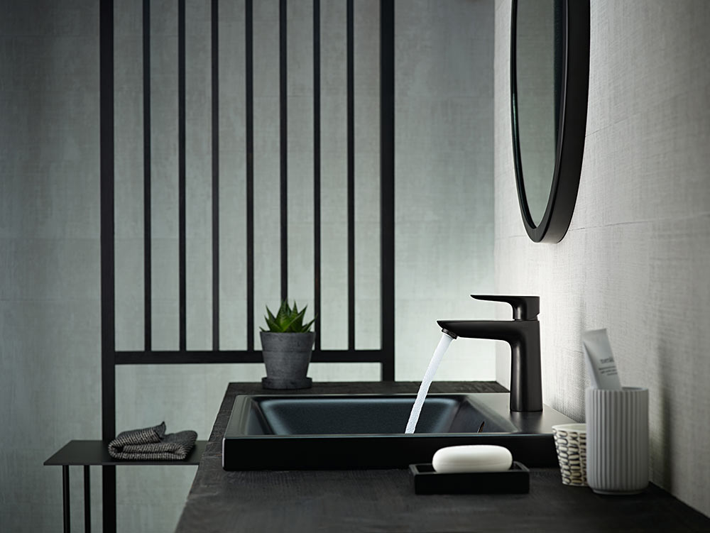 Hansgrohe Talis E 110 håndvaskarmatur 110 m/CoolStart, mat sort