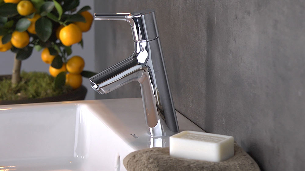 Hansgrohe Talis S 80 håndvaskarmatur m/push-op bundventil, krom