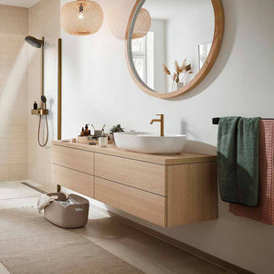 Hansgrohe Tecturis S håndvaskarmatur 110 EcoSmart+, børstet kobber