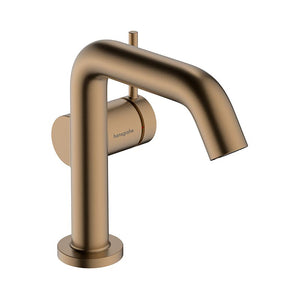 Hansgrohe Tecturis S håndvaskarmatur 110 Fine CoolStart m/ bundventil, børstet kobber