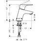 Hansgrohe Focus 70 håndvaskarmatur