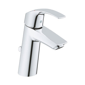 Grohe Eurosmart håndvaskarmatur m/løft op ventil, krom