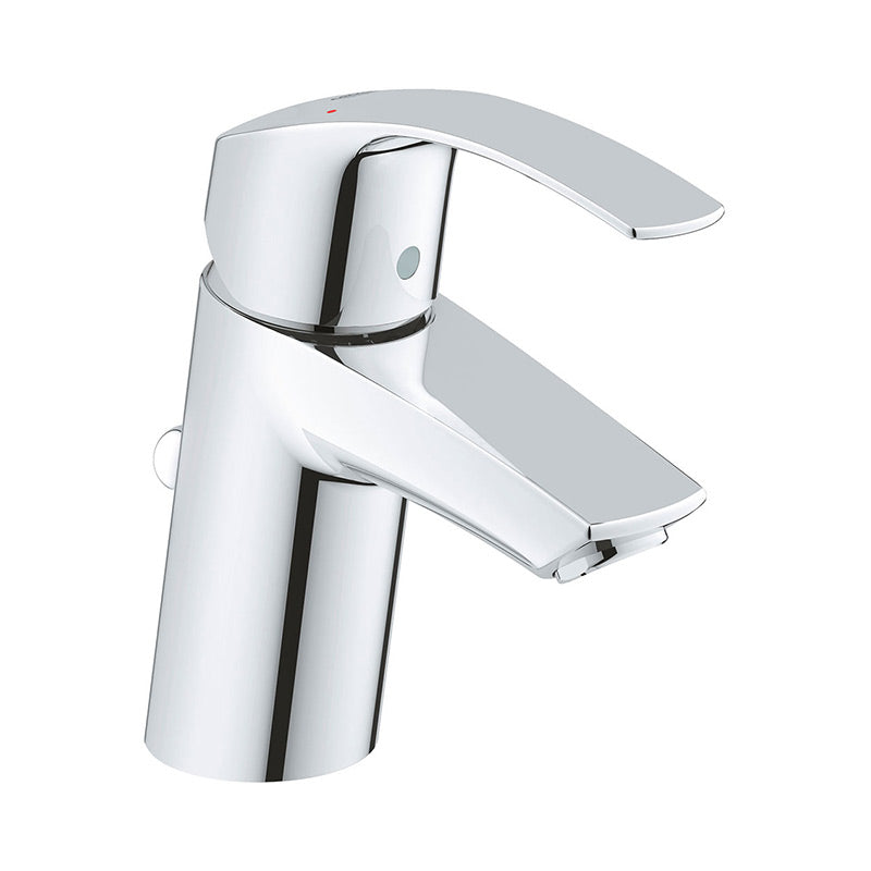 Grohe Eurosmart håndvaskarmatur m/løft op ventil, krom