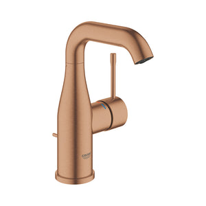 Grohe Essence håndvaskarmatur m/løft op ventil, M-size, børstet kobber