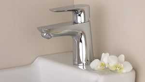 Hansgrohe Talis E 80 håndvaskarmatur m/løft op bundventil, krom