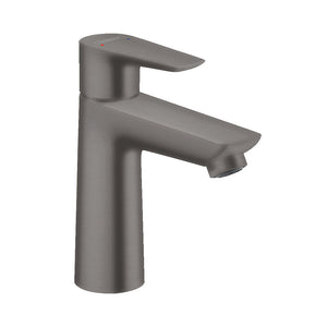 Hansgrohe Talis E 110 håndvaskarmatur m/bundventil, børstet sort krom