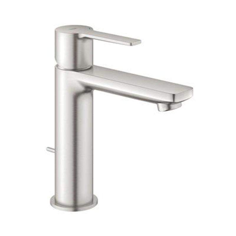 GROHE Lineare håndvaskarmatur m/ løft op bundventil, stål